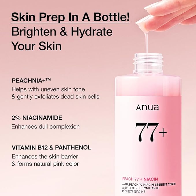 Anua Peach 77% Niacin Essence Toner