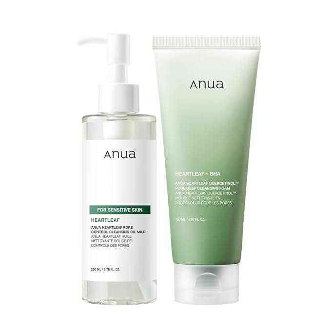 Anua Mild Double Cleanser Duo for Facial Cleansing